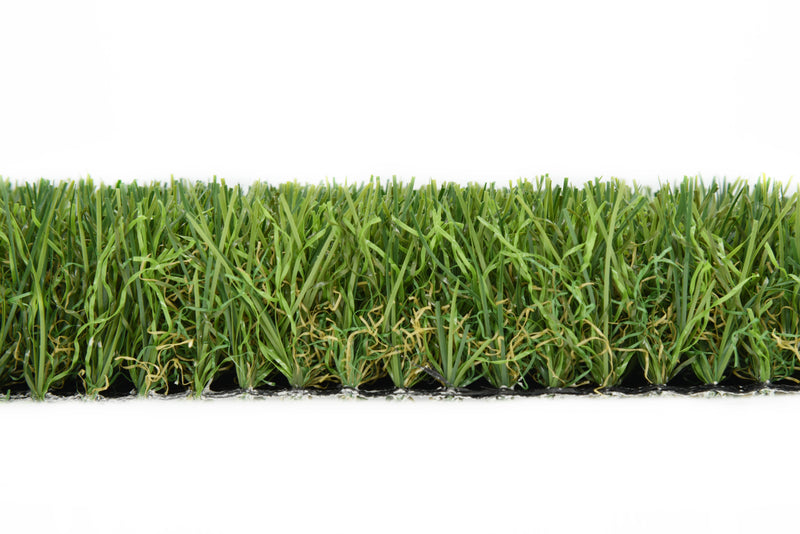Eira konstgräsmatta från Svea Grass, slitstark konstgräs för trädgård, landscaping och aktiva ytor, visad i bild.