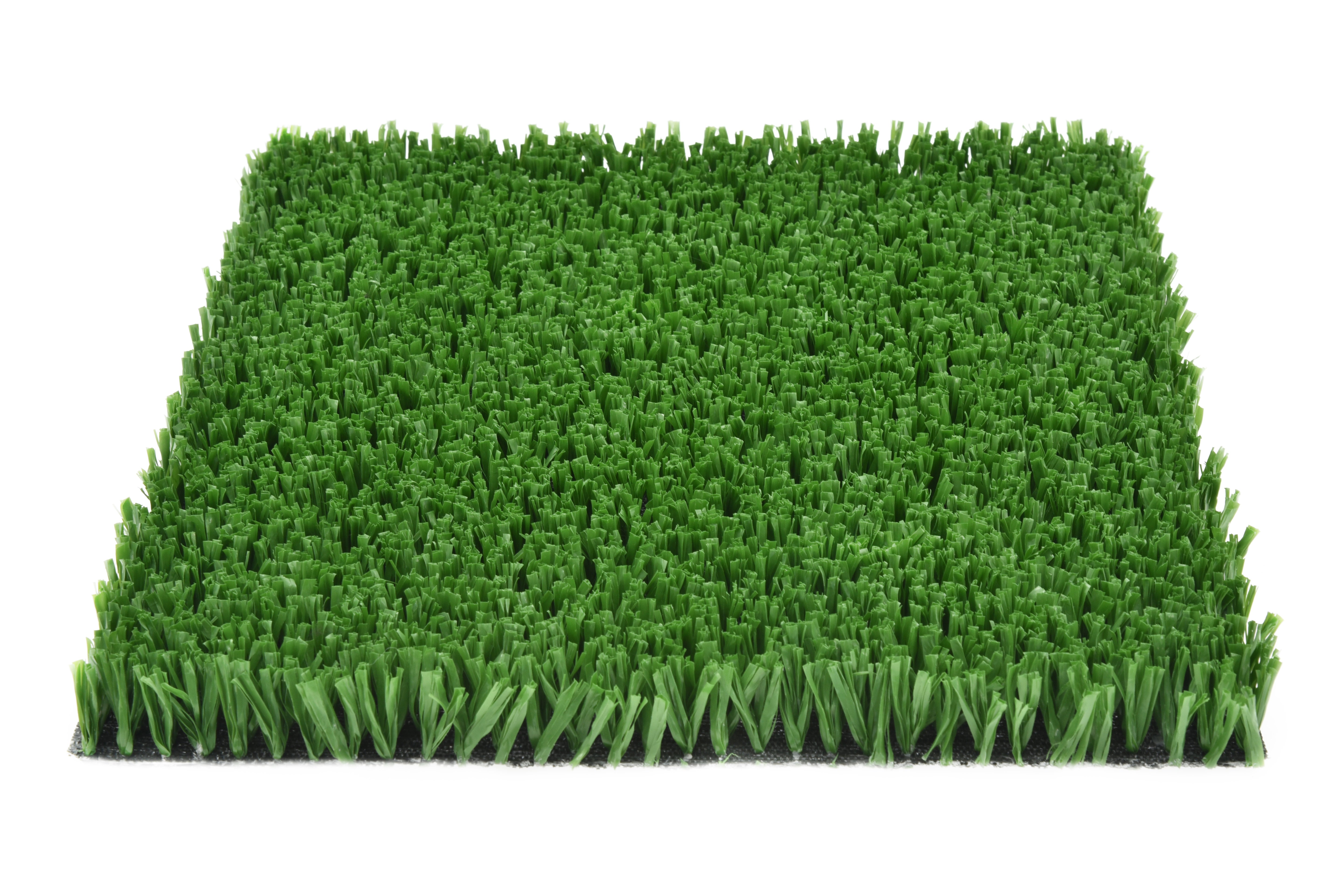 Slitstarkt konstgräs för lek och multisport från Svea Grass, visar en grön, mjuk lekyta för utomhusbruk.