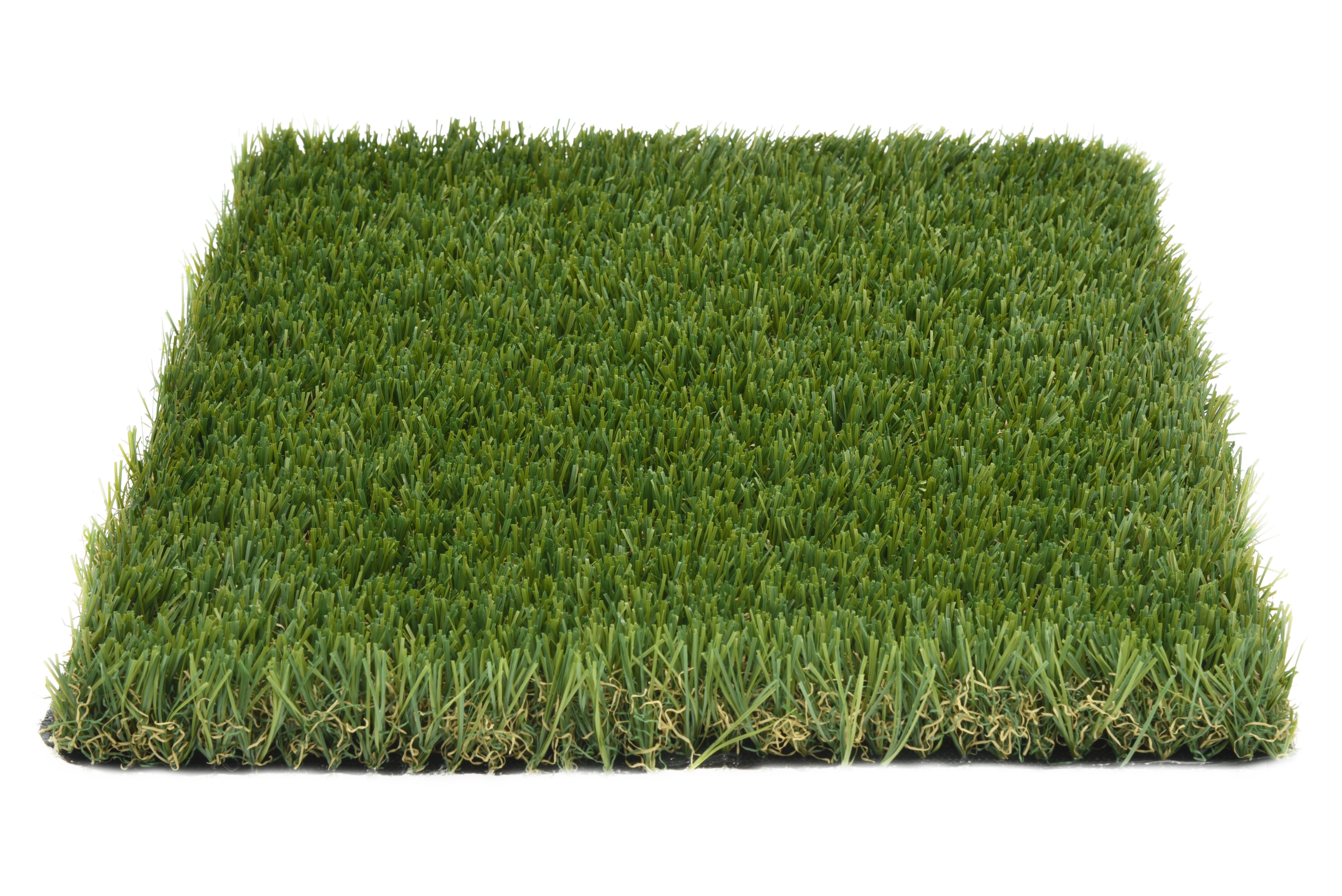 Lykke konstgräsmatta från Svea Grass för lek, landskap och offentliga miljöer, visar grön, tät konstgräsyta.