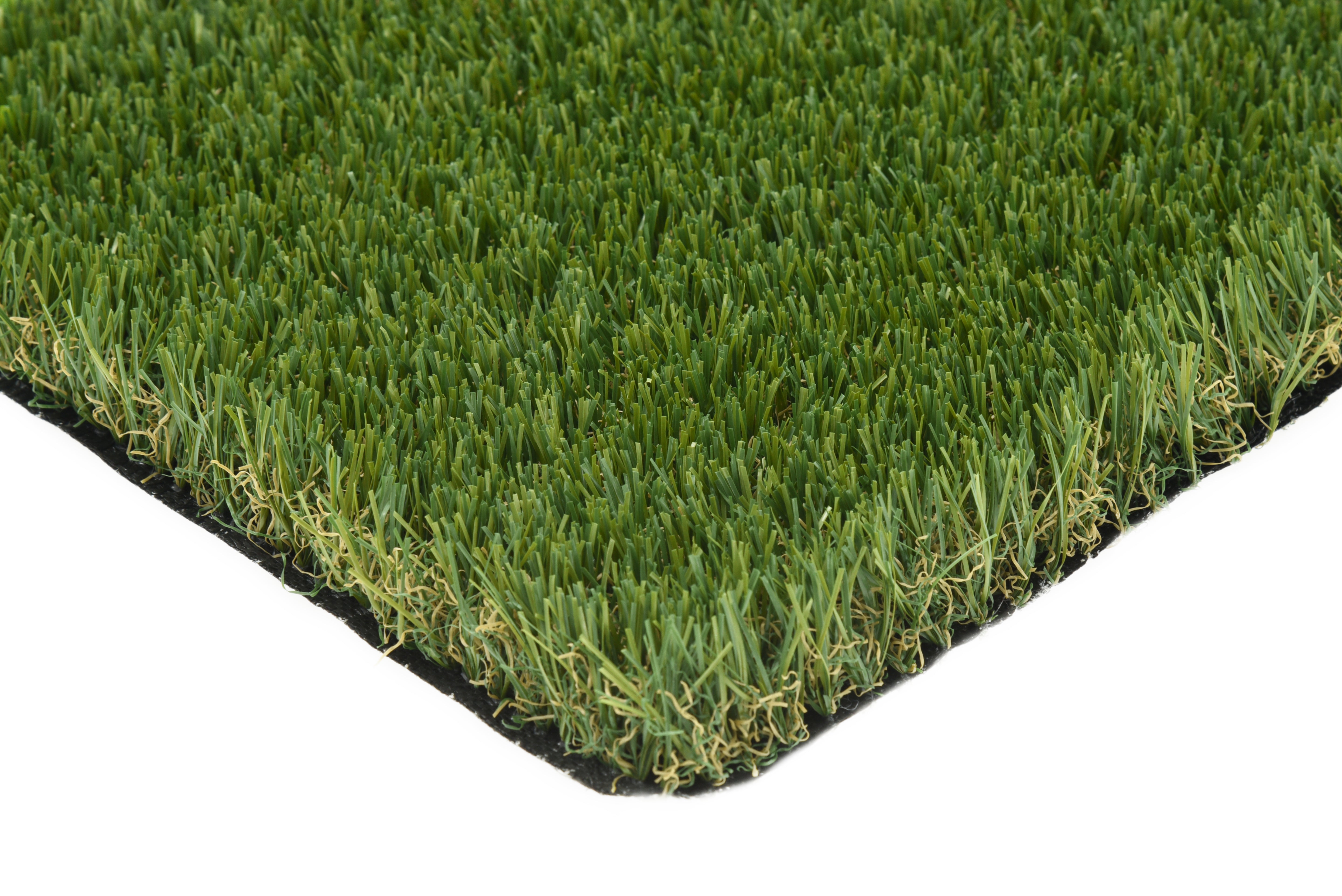 Lykke konstgräs från Svea Grass, mångsidig konstgräsmatta för lek, landskap och offentliga miljöer, visar grönt gräs.