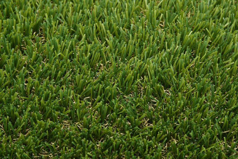 Lykke konstgräsmatta från Svea Grass, mångsidig konstgräs för lek, landskap och offentliga miljöer, visar grönt konstgräs.