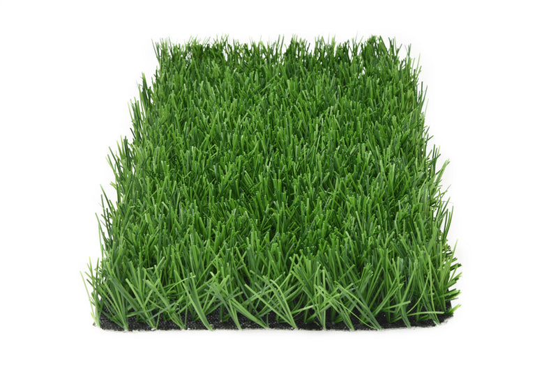Professionell konstgräs för fotboll, Valhalla OnePoly från Svea Grass, visad i närbild på elitnivå konstgräs.